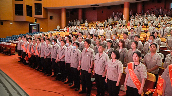 奮斗百年路  起航新征程 承德蘇墾銀河黨委召開慶祝中國共產(chǎn)黨建黨100周年 暨七一表彰大會